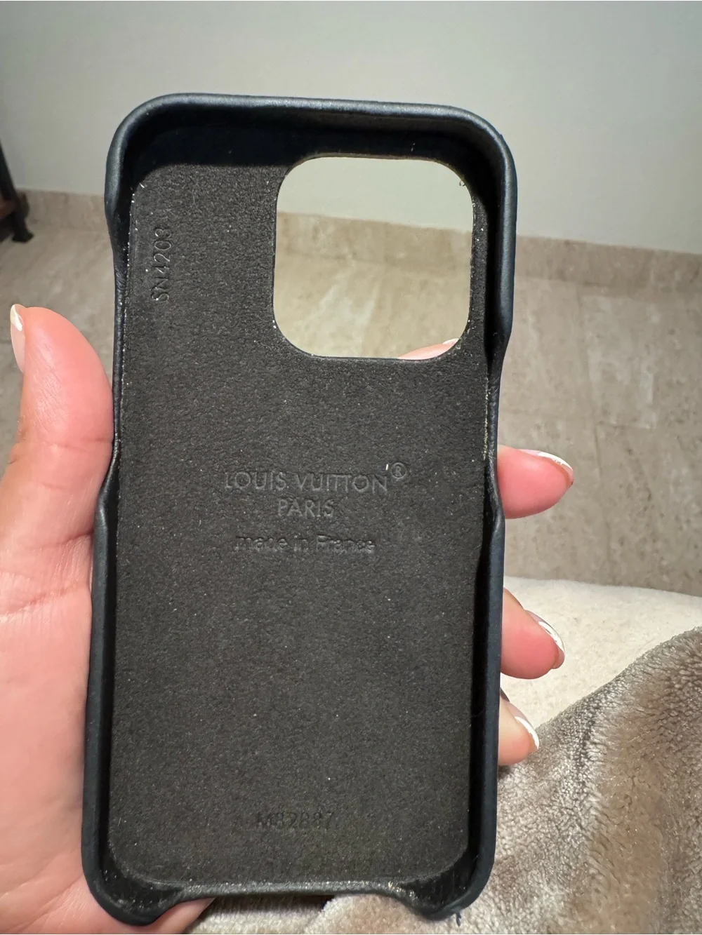 Louis Vuitton Brown and Black Monogram iPhone Case